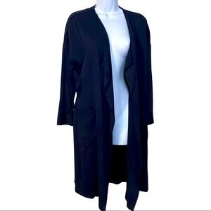 Thought overcoat with pockets